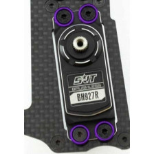 Ultimate Racing Rondelle M3 alluminio Viola per servocomandi 8 pezzi (art. UR1507P)