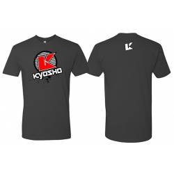 Kyosho T-Shirt K-Circle 2.0 grigia scura Taglia Large (art. 88009L)