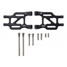 Robitronic X-Rider Set Braccetti posteriori inferiori metallo Nero per Flamingo Tricycle (art. XR-FG8063BK)