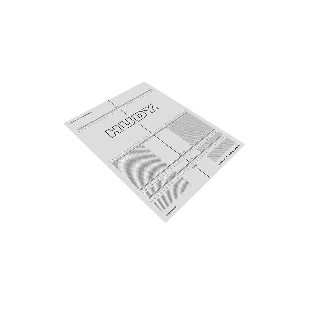 Hudy Decal per piano di riscontro 1/8, 1/10 (art. 108210)