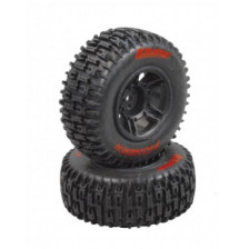 Gomme 1/10 Off-Road SC Pioneer SCRT10 gomma + cerchio esagono 12mm (art. 050060)