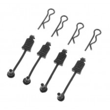 Arrma Clips carrozzeria Body Clip Retainer per modelli 1/8 colore nero 4 pezzi AR390178  (art. ARAC3447)