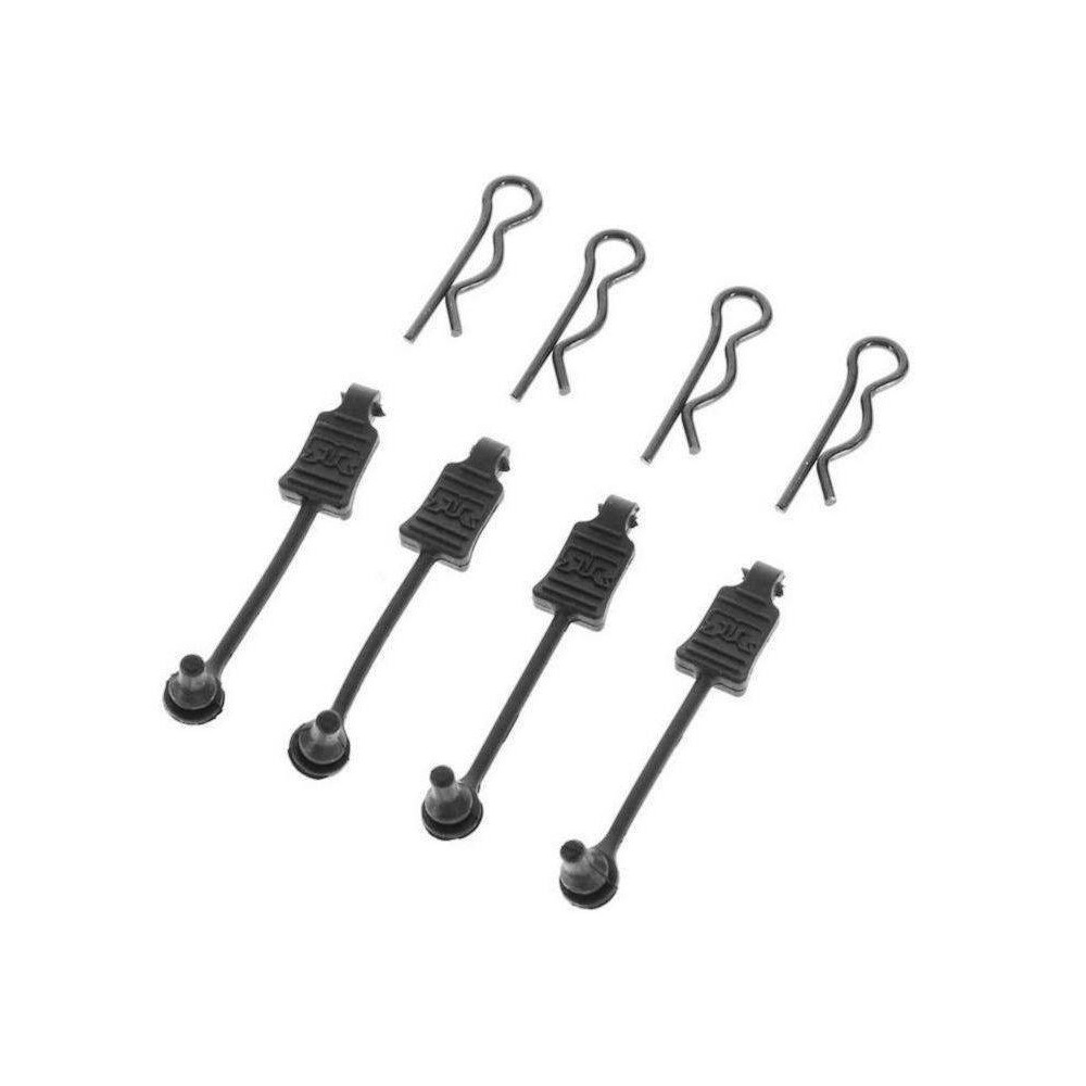 Arrma Clips carrozzeria Body Clip Retainer per modelli 1/8 colore nero 4 pezzi AR390178  (art. ARAC3447)