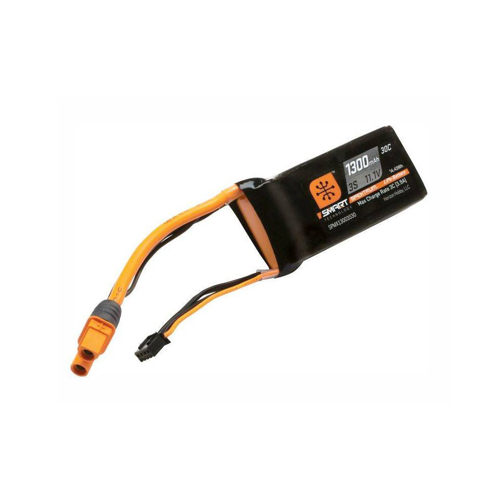 Spektrum Batteria Li-Po 3S 11,1V 1300mAh 30C Smart connettore IC3 (art. SPMX13003S30M)