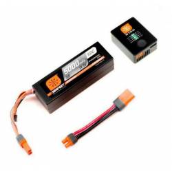 Spektrum Set Smart Powerstage Batteria Lipo 3S 5000mAh e Mini Smart S150 AC/DC (art. SPMXPS3I)