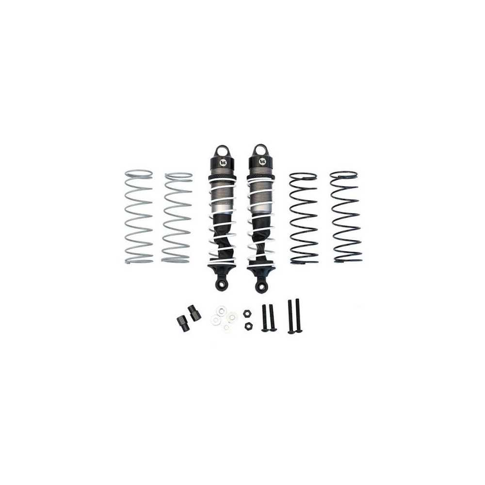 Mxfans 4 ammortizzatori in metallo A18007 per HSP RC 1:10 130 mm colore blu Mxfans 4 ammortizzatori in metallo A18007 per HSP RC 1:10 130 mm colore blu