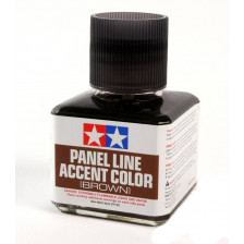 Tamiya Vernice smaltata Panel Accent Line Brown Marrone 40ml (art. TA87132)