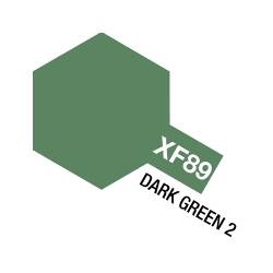 Tamiya Colore Acrilico Opaco Dark Green 2 XF89 (art. 81789)