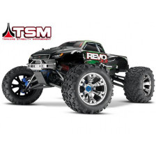 Traxxas Coppia gomme Paddle con cerchi cromati GEODE per E-revo e T-Maxx (art. TXX5672)