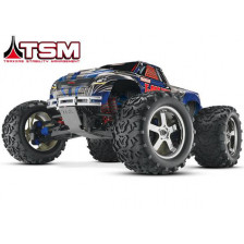 Traxxas Coppia gomme Paddle con cerchi cromati GEODE per E-revo e T-Maxx (art. TXX5672)