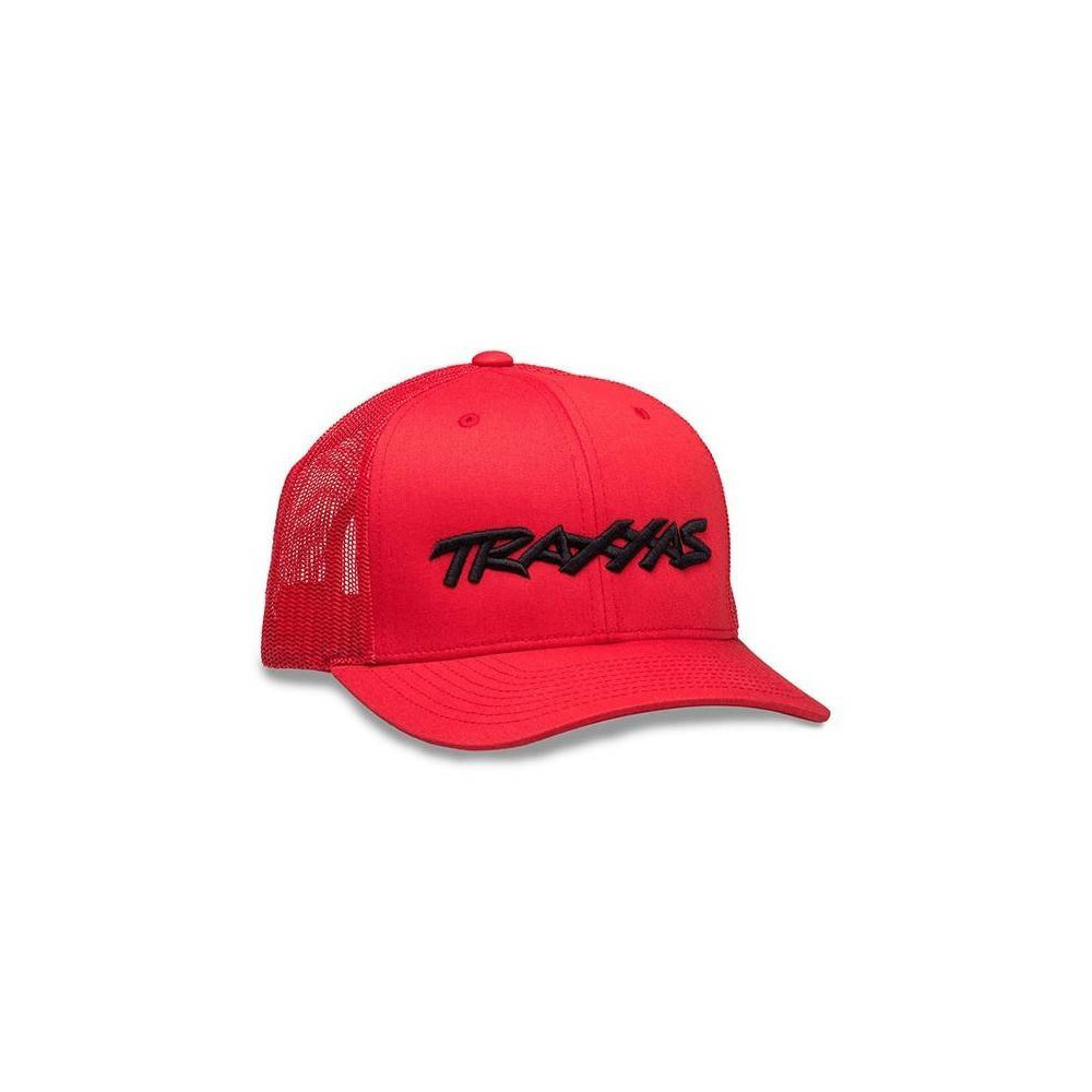 Traxxas Cappellino Rosso con logo ricamato Nero (art. TXX1182-RBL)