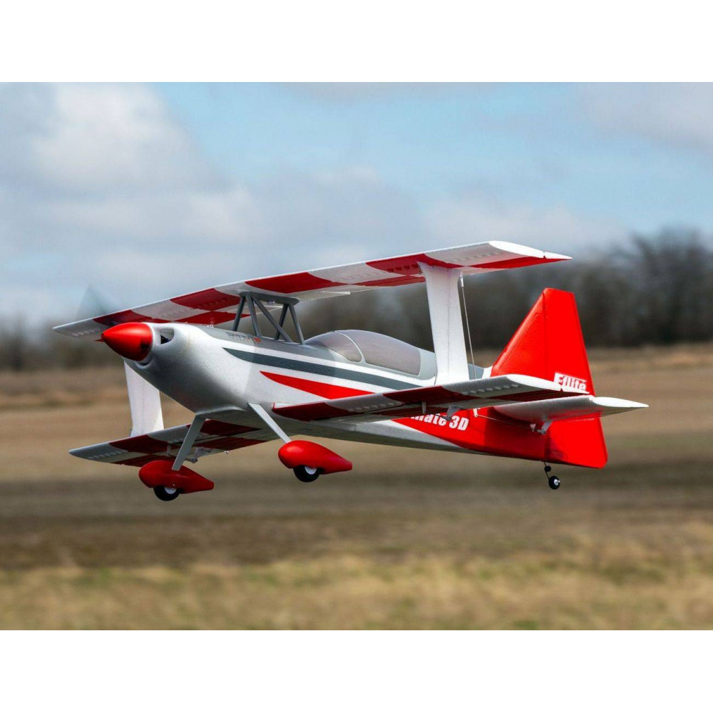 E-Flite Biplano elettrico Ultimate 3D 950mm SMART BNF Basic con AS3X e SAFE (art. EFL16550)