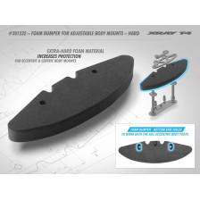 Xray Paraurti in spugna anteriore T2 T3 T4 Foam Bumper Hard (art. 301232)