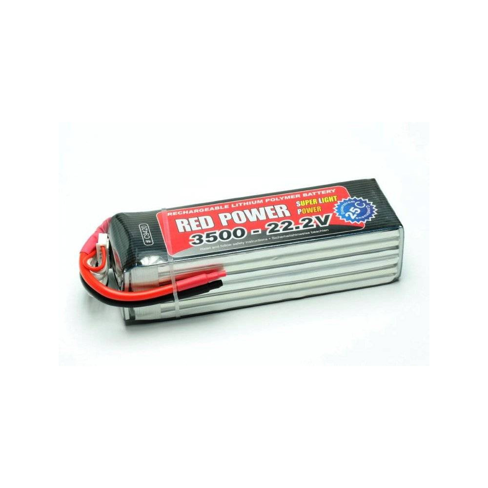 Pichler Batteria Li-po 22,2V 3500mAh RED POWER SLP 25C (art. C9420)