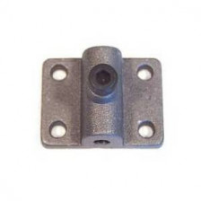 Euroretracts Supporto in alluminio per gamba carrello 32x24mm Foro perno 4mm (art. ACC/19227/000)
