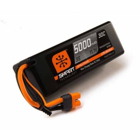 Spektrum Batteria Li-Po 3S 11,1V 5000mAh 30C Smart Hardcase con IC5 (art. SPMX50003S30H5)