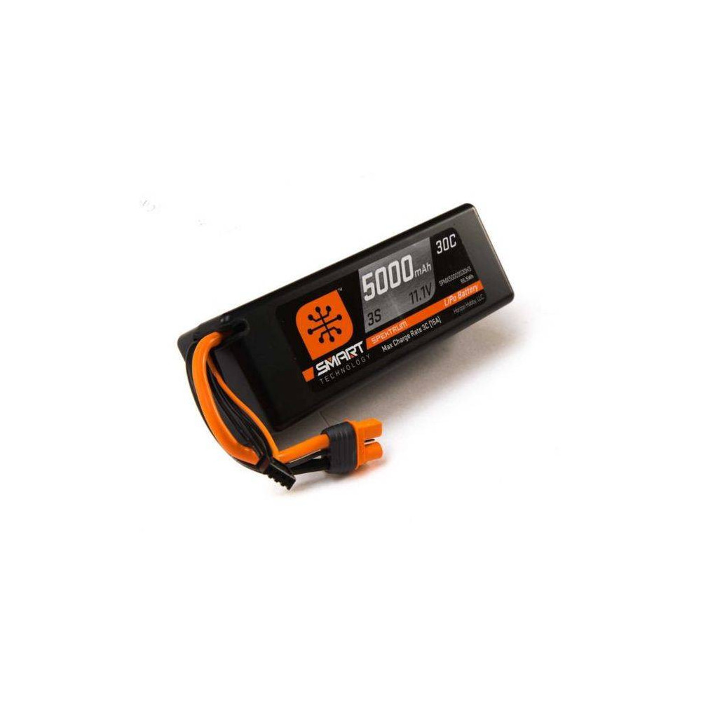 Spektrum Batteria Li-Po 3S 11,1V 5000mAh 30C Smart Hardcase con IC5 (art. SPMX50003S30H5)