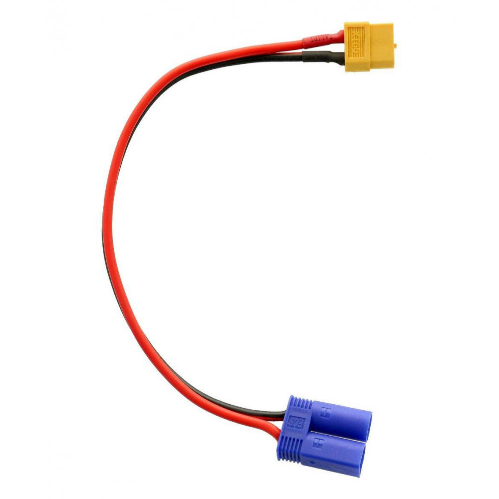 SkyRc Cavo di ricarica XT60 femmina e connettore batteria EC5 maschio (art. SK600023-16)