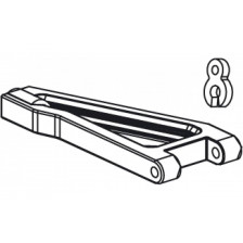 Jamara Braccetti anteriori superiori per Tiger / Cocoon 2 pezzi (art. 505099)