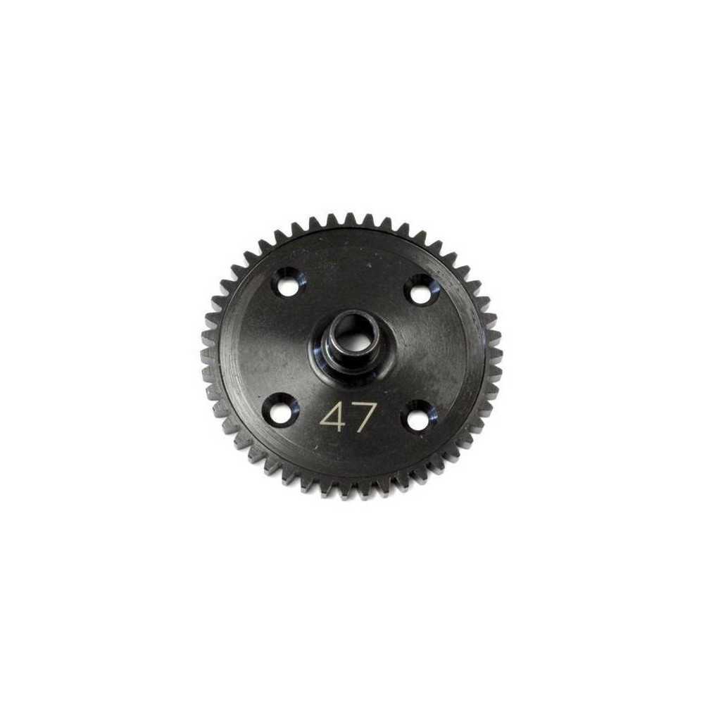 Kyosho Corona centrale principale in acciaio da 47 denti per MP9 e MP10 (art. IF410-47B)