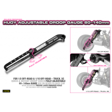 Hudy Adjustable Droop Gauge 80 - 140mm (art. 107780)