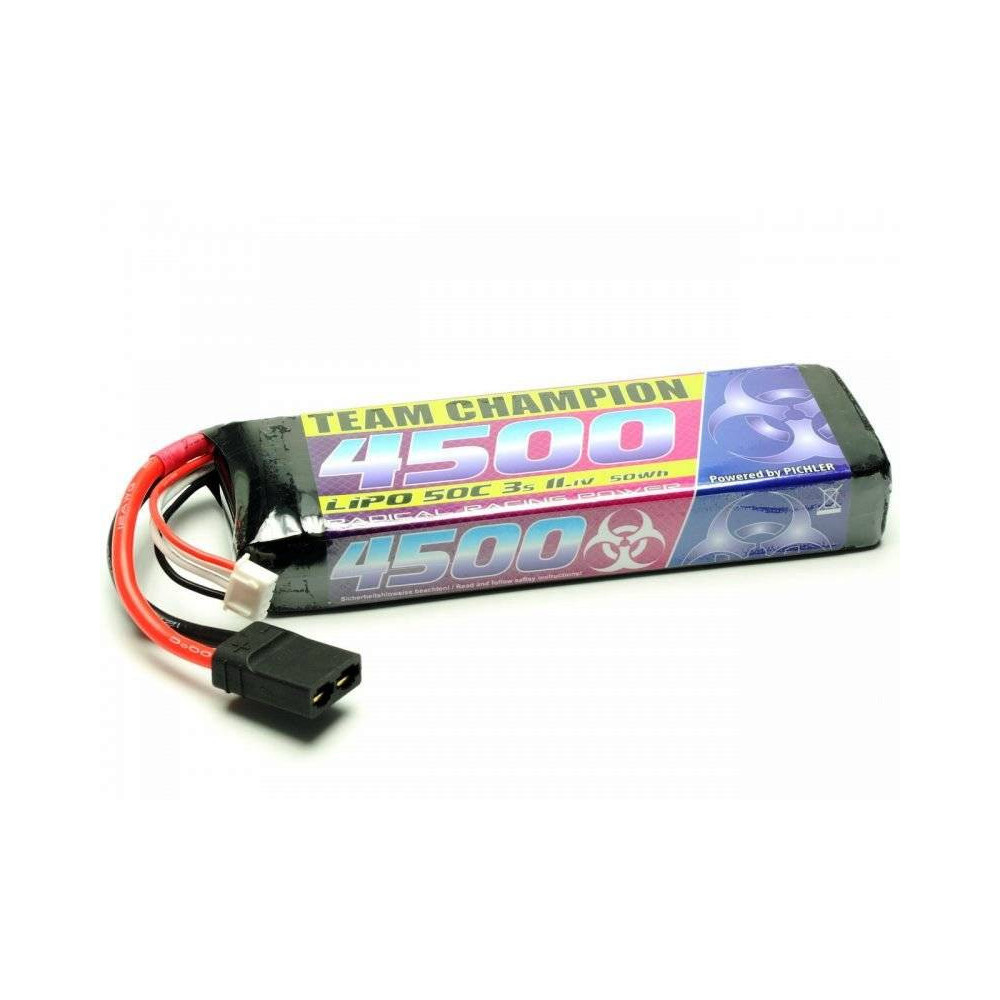 Pichler Batteria Li-po 11,1V 4500mAh 3S 50C Connettore Traxxas (art. C4848)