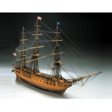 Mantua Model Fregata Americana USS Constitution del 1797 lunghezza 960mm scala 1/98 kit di montaggio (art. 779)