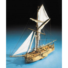 Mantua Model Cannoniera Olandese N°2 del Capitano van Speijk lunghezza 760mm scala 1/43 kit di montaggio (art. 797)