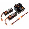 Spektrum Set Smart Powerstage 2 Batteria Lipo 3S 5000mAh e Smart S2100 AC (art. SPMXPS6I)