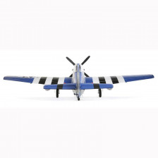 E-flite Aeromodello elettrico P-51D Mustang 1500mm BNF Basic con AS3X e SAFE Select (art. EFL01250)