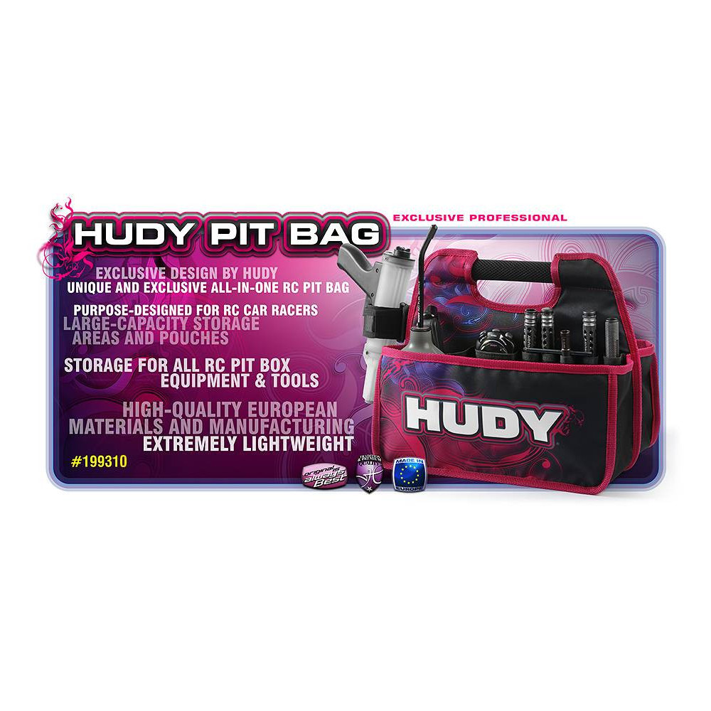 Hudy Borsa Pit Bag Compact porta accessori da competizione (art. 199310)