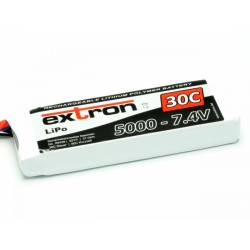 Extron Batteria Li-po X2 7,4V 5000mAh 30-60C connettore XT90 (art. X6428)