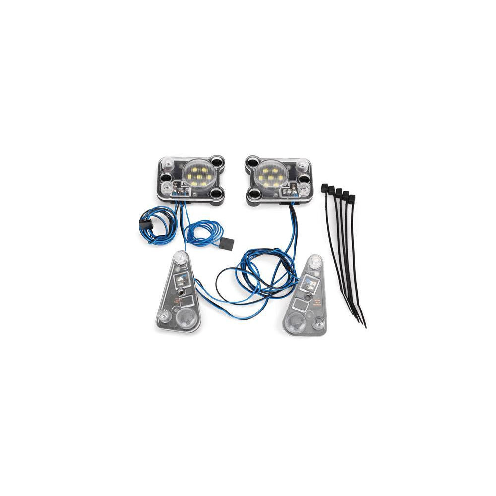 Traxxas Kit fari a LED Anteriore e Posteriore per TRX-4 Richiede TXX8028 (art. TXX8027)