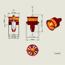 JP Hobby Ventola intubata EDF 70mm con Motore 4-6S 2250Kv rotazione CCW (art. JPH-7012-2250CCW)