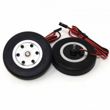 JP Hobby Set freni elettromagnetici con 2 ruote diametro 60mm larghezza 16mm Asse 4mm (art. JPH-BRAKE060-4)