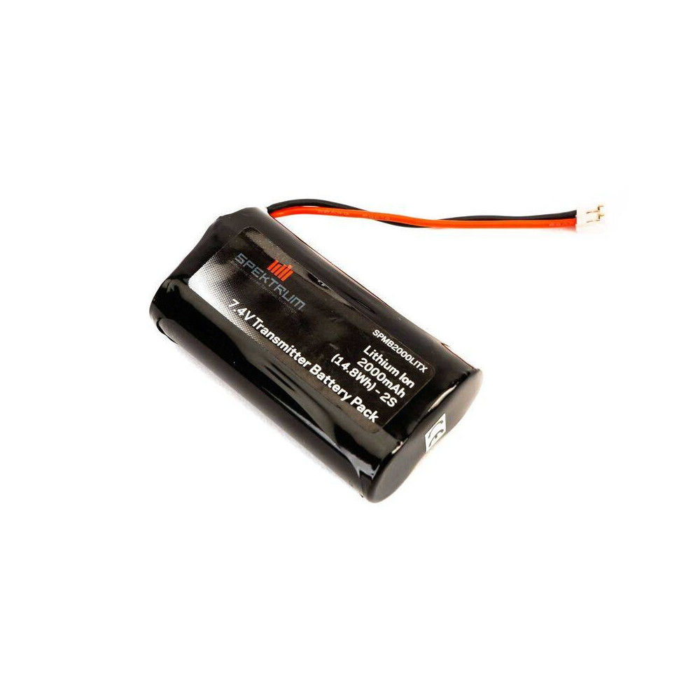 Spektrum Batteria Li-Ion 7,4V 2000mAh 2S per Trasmettitori (art. SPMB2000LITX)