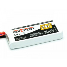 Extron Batteria Li-po X2 7,4V 1800mAh 25-50C connettore XT60 (art. X6410)