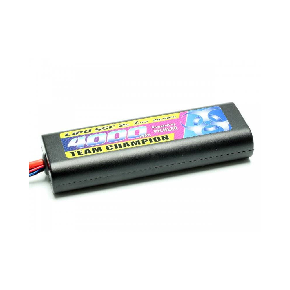 Pichler Batteria Li-po Team Champion 7,4V 4000mAh 2S 55C Connettore Deans (art. C4846)