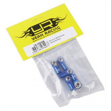 Yeah Racing Uniball in alluminio sfera in acciaio boccola in bronzo per barre M3 DARK BLUE (5) (art. YA-0550DB)