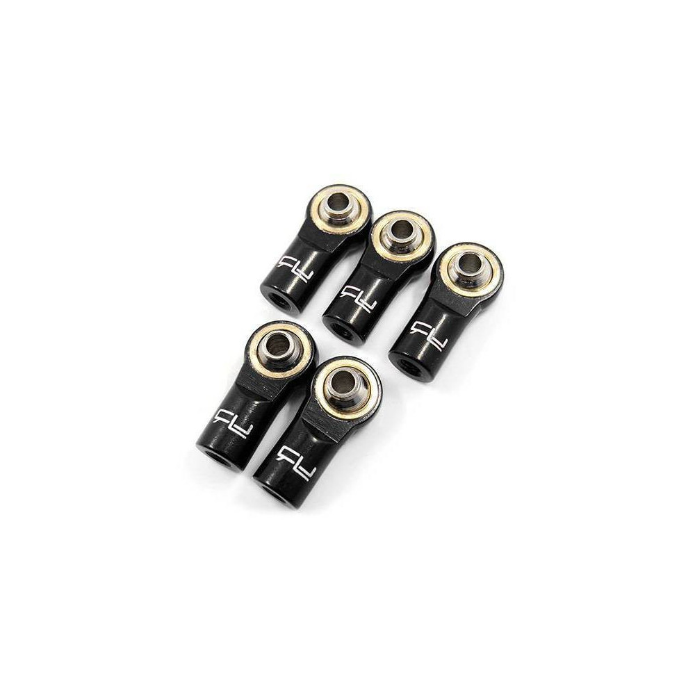 Yeah Racing Uniball in alluminio M3 REVERSE sfera in acciaio BLACK (5) (art. YA-0572BK)