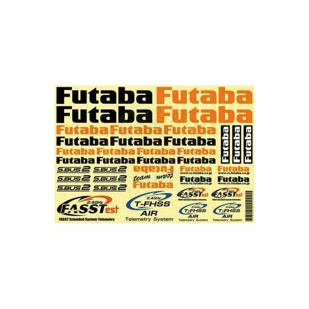 Futaba Foglio adesivi Aeromodelli 260x180mm (art. FU870)