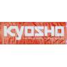 Kyosho Striscione Kyosho in PVC 1800x600mm con anelli per fissaggio (art. 87007GM)