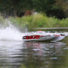 ProBoat Catamarano Blackjack 42" 8S Brushless versione RTR White/Red (art. PRB08043T2)