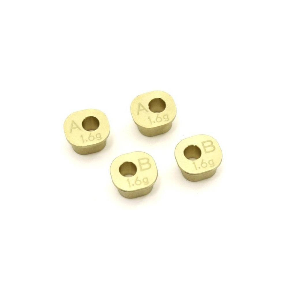 Kyosho Piastre porta fuselli posteriori in Ottone per Inferno MP10 (art. IFW606)