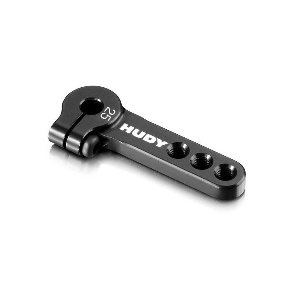 Hudy Squadretta servo Piatta con 3 Fori M3 in alluminio 25T per Futaba - Savox (art. 293409)