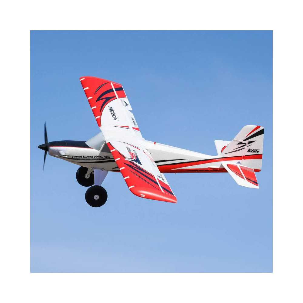 E-flite Turbo Timber Evolution 1500mm BNF Basic con AS3X e SAFE e galleggianti inclusi (art. EFL105250)