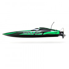 ProBoat Motoscafo Impulse 32" Brushless Deep-V RTR con Smart Technology Black/Green (art. PRB08037T1)