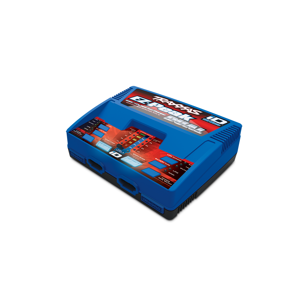 Traxxas Caricabatterie EZ Peak Dual 8Amp Ni-Mh / Li-Po con ID technology (art. TXX2972G)
