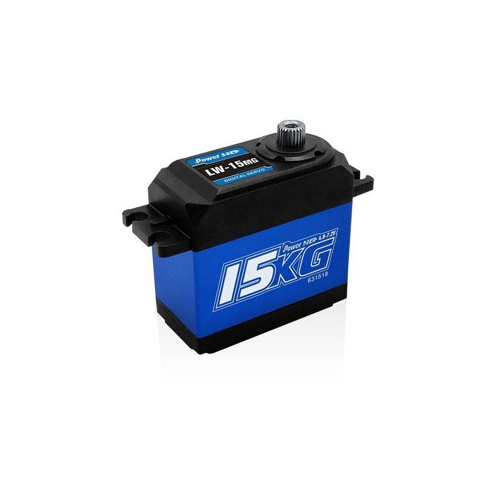 Power HD LW-15MG HV Waterproof 15 Kg-cm 0.11 sec/60° (art. HD-LW-15MG)