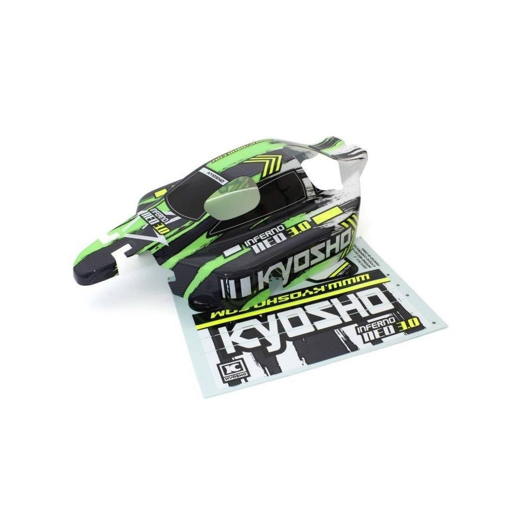 Kyosho Carrozzeria verniciata per Inferno NEO 3.0 NITRO 1/8 Buggy Type 4 Verde (art. IFB114GR)